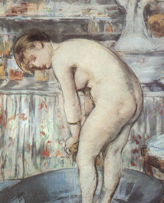 Edouard Manet Woman in a Tub Norge oil painting art